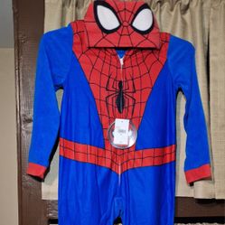 Spiderman Pajama Onesie Size 10