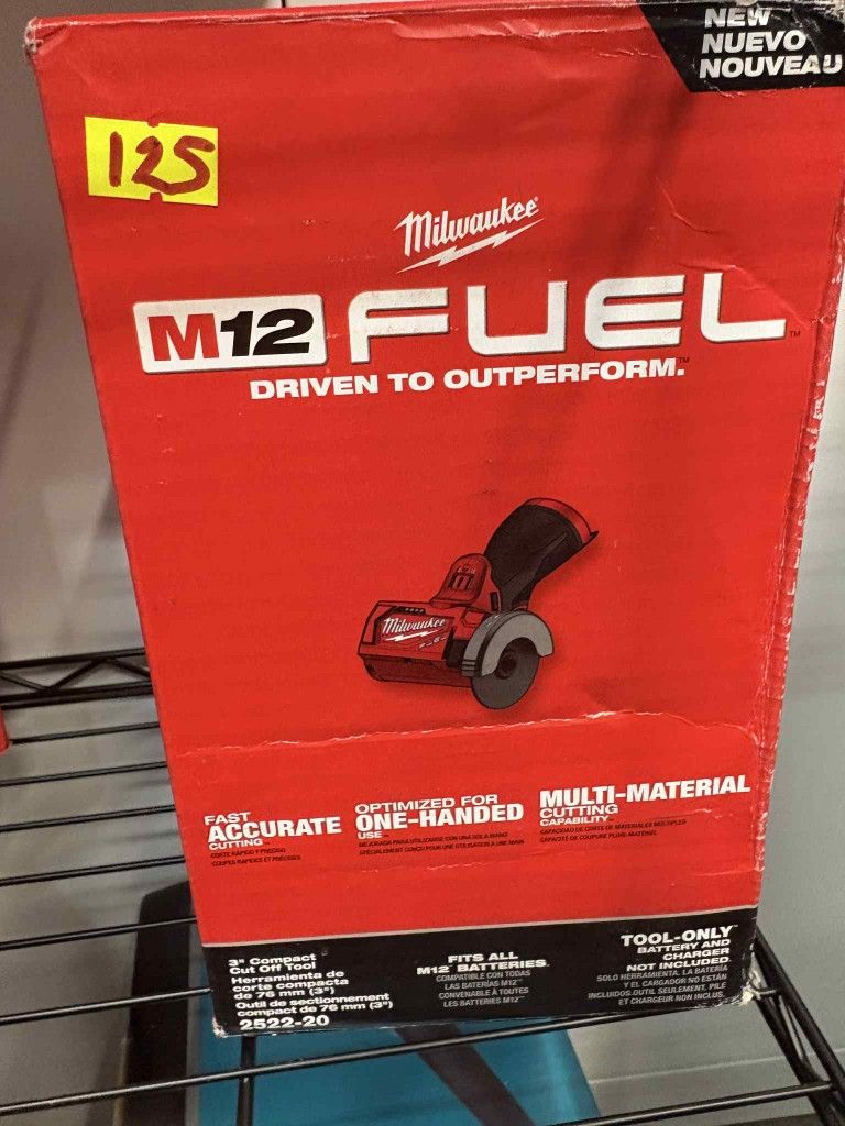 Milwaukee New 3" Cut Off