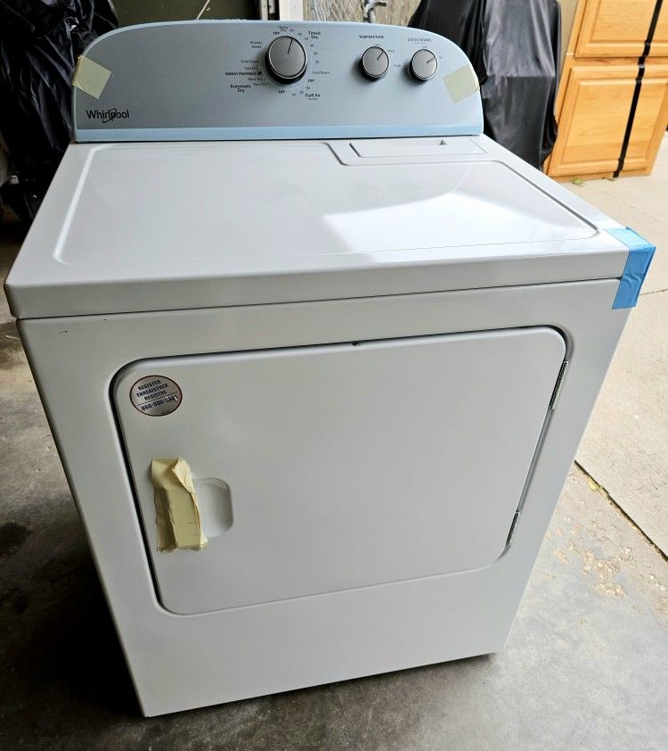 Brand New Whirlpool Electric Dryer 7 CU FT  New Overstock From Lowes White CHEAP!