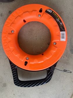 Klein 65’ 1/8'' Wide Steel Fish Tape
