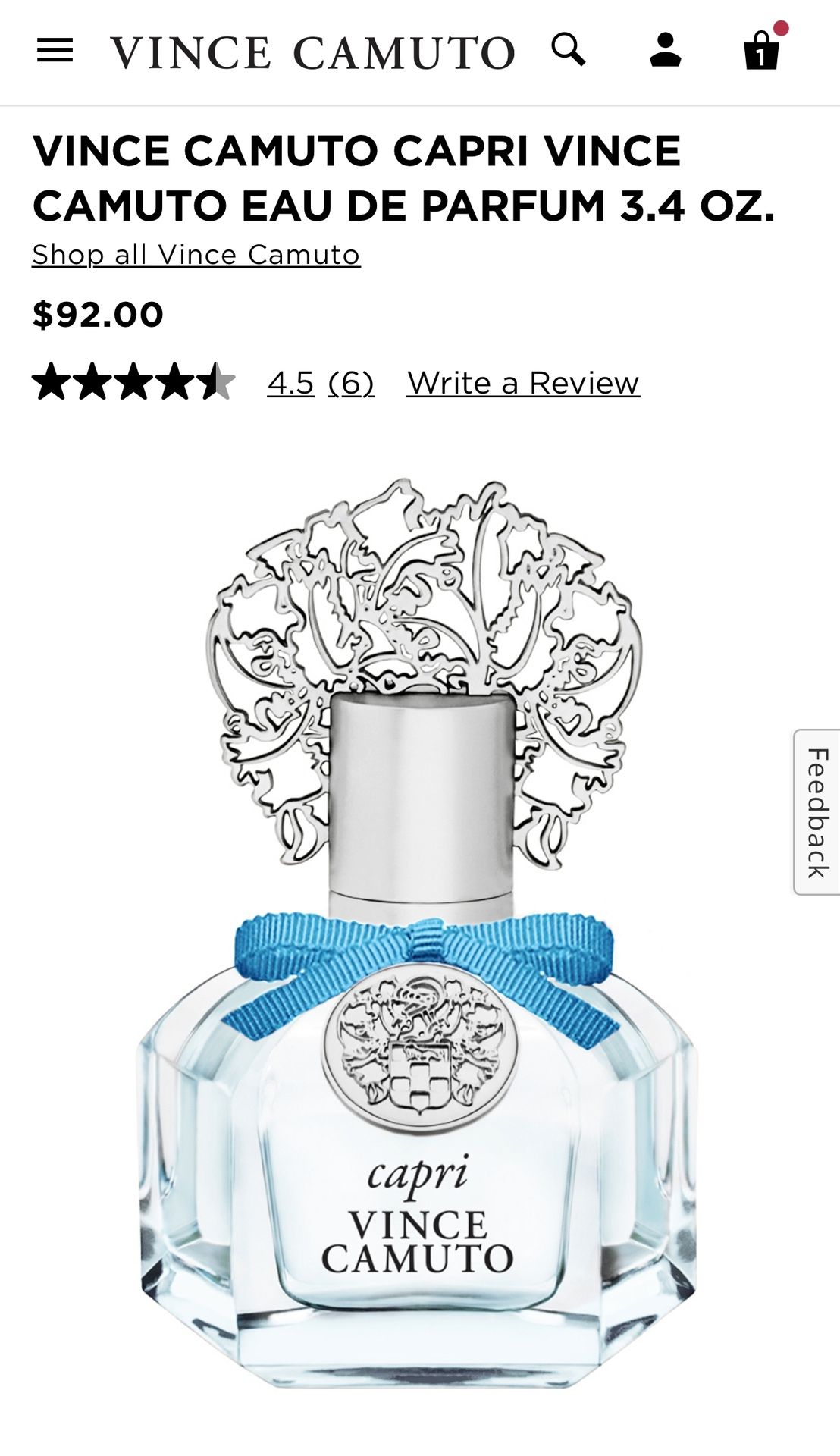 Capri Vince Camuto Perfume
