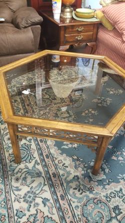 Beautiful Living Room Glass Table