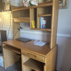 Wood desk
