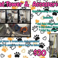 Cat Tower & Accessories 