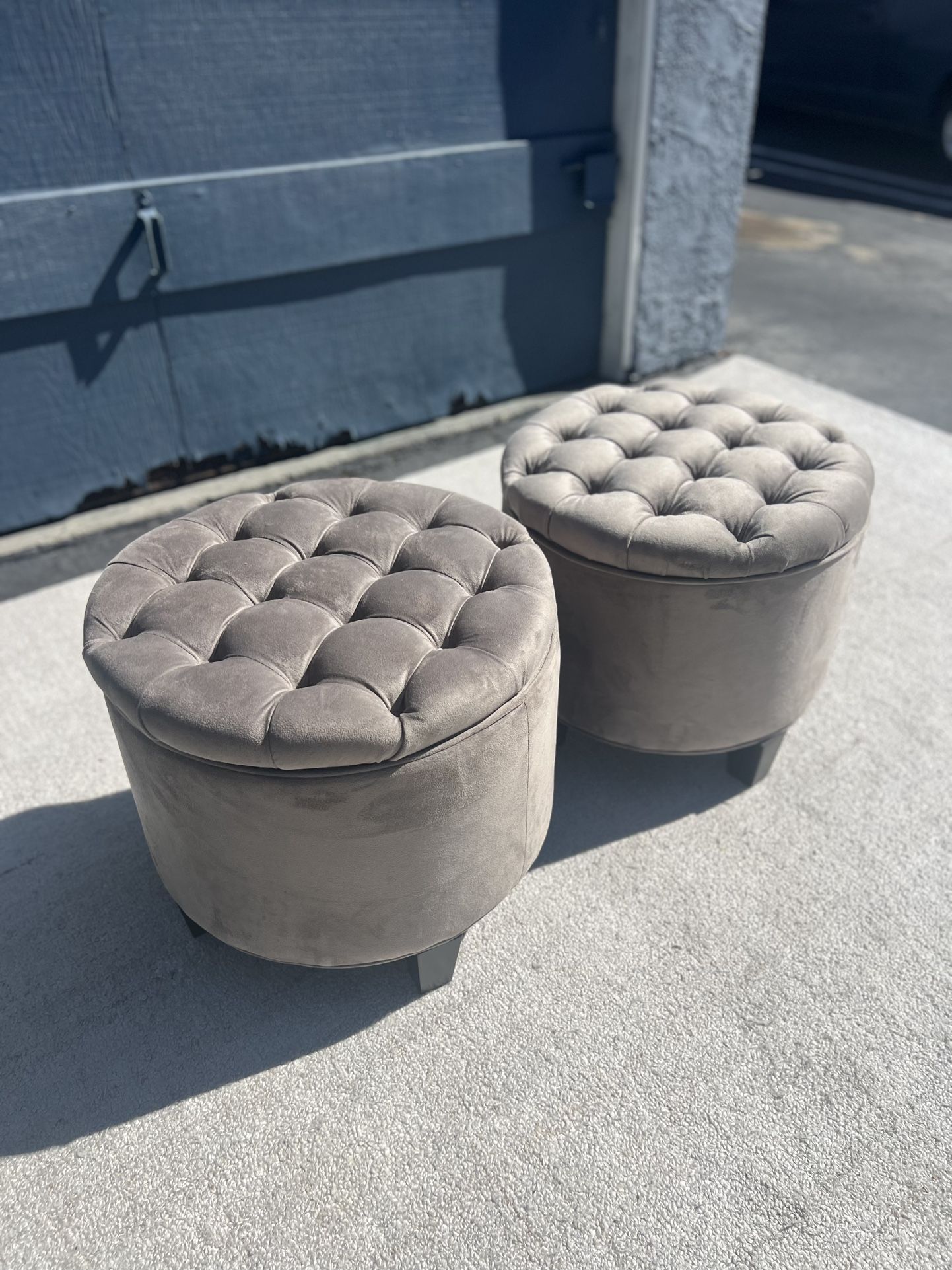 Safavieh Amelia Tufted Storage Ottomans (Pair) β $160