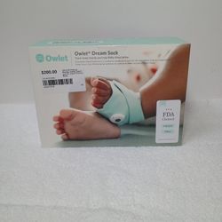 Owlet Dream Sock New Sealed Box