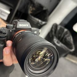 tamron 28-200 Di iii R X D Lens + PMVND 2-5 Gold Mist PL Lens Cover 
