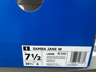 Adidas Samba Jane W Sneakers Size 7.5