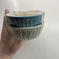 Rae Dunn “Nuts & Sprinkles” Bowls 