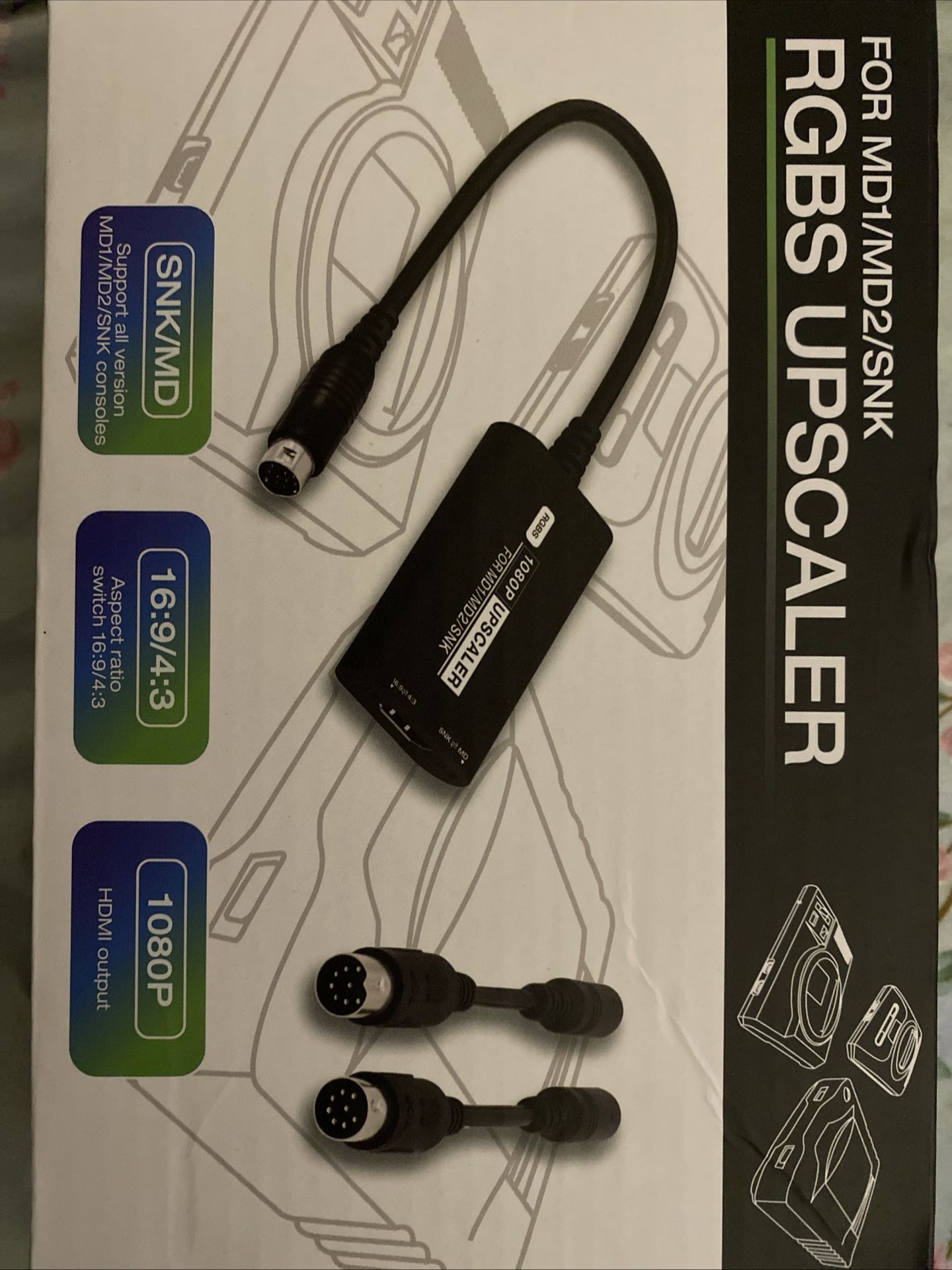 Retro Console Enhancer For New TVs. Rgb Upscale