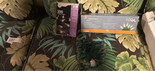 Christmas Light Strands – 3 Sets Tested & Working (Clear & Multicolor)