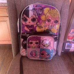 LOL Surprise Backpack With Lunch Bag