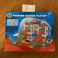 $12 New! Kids Stuff Parking Garage Playset