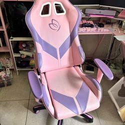 Pink And Purple Gaming Desk Chair