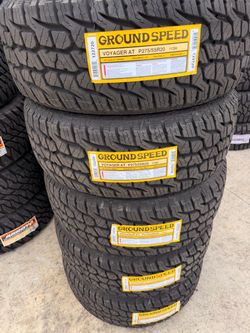 275/55r20 ground speed tires nuevas con 50,000 millas de garantΓa las 4