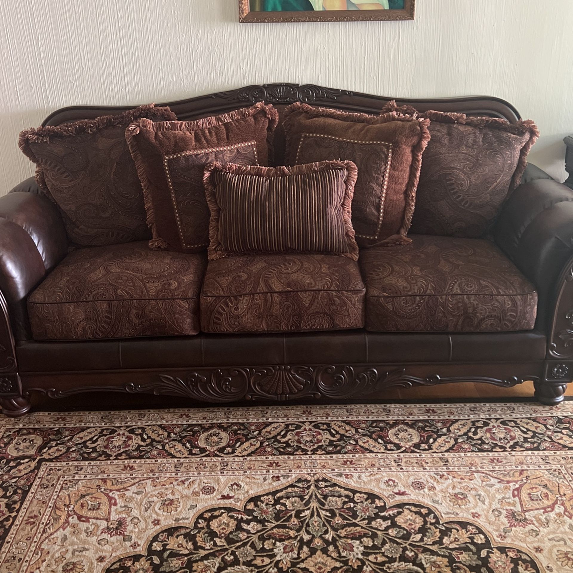 3 Piece Couch Set- 2 Sofas And 1 Love Sofa 