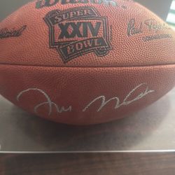 SB XXiV Joe Montana Autographed Ball