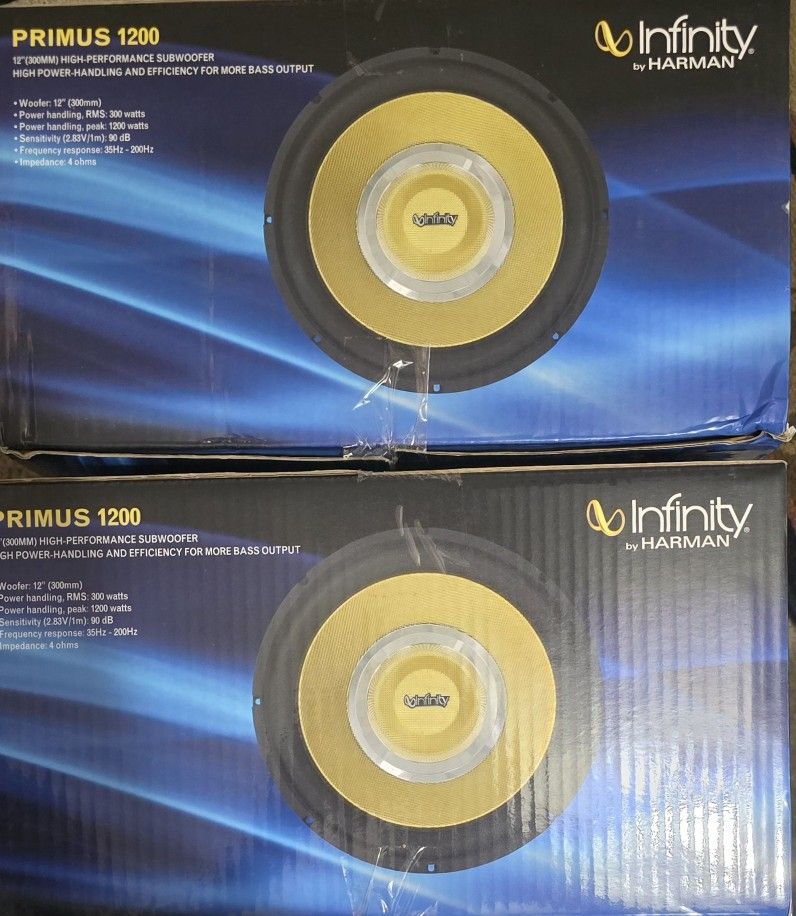 12" Infinity SUBS