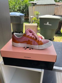 Golf le fleur pink & orange converse, Size: M-5, W-7