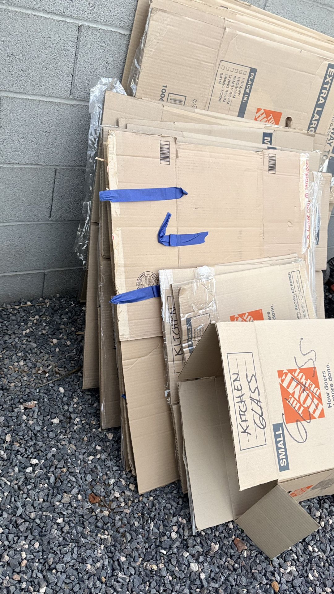 Uhaul Moving Boxes - 3 Sizes/ Qty: 25