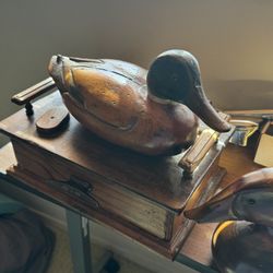 Vintage 1977 Wooden Duck Drawer. 
