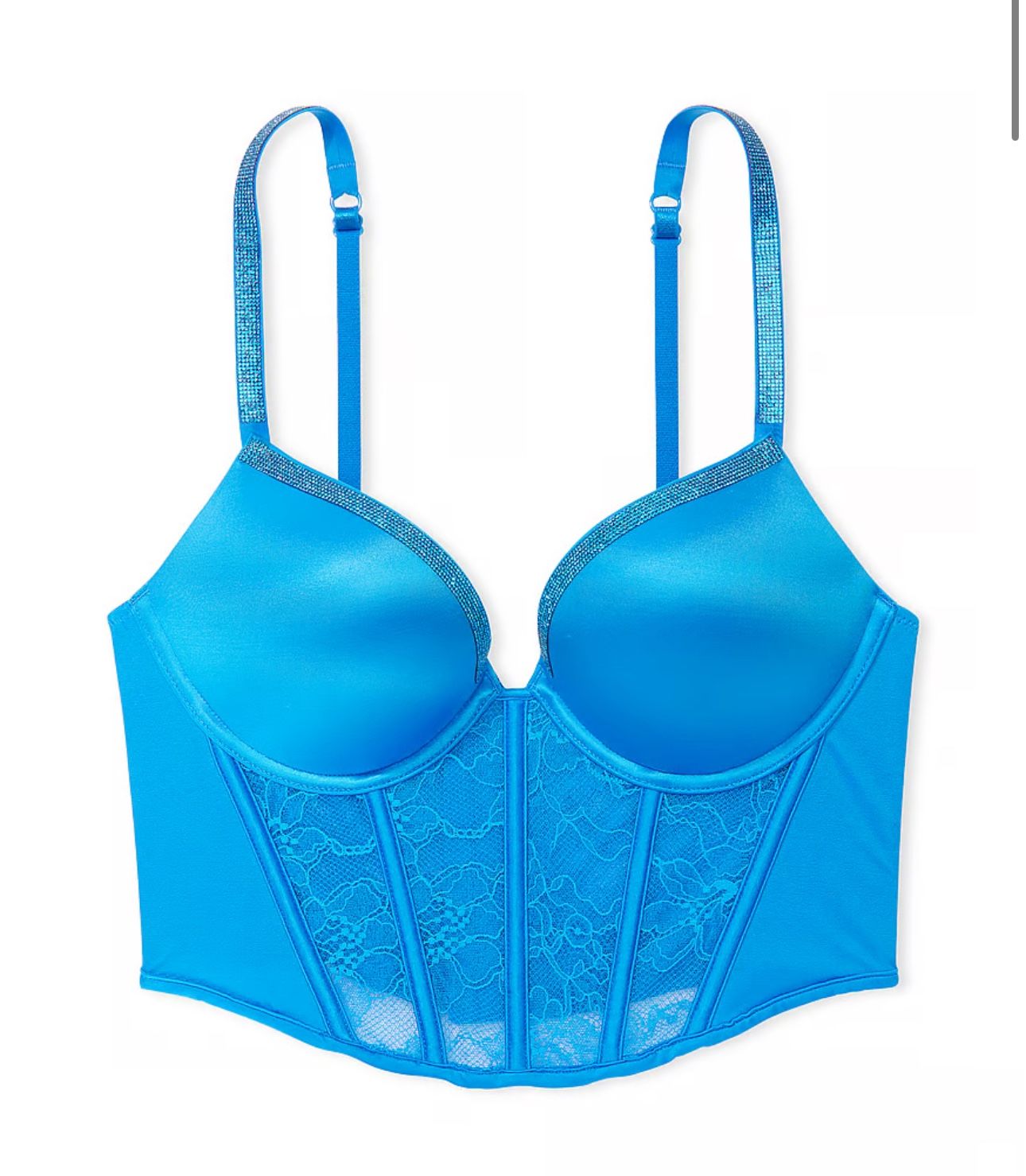 Victoria Secret Size 38C  bombshell  Shine Strap Push Up