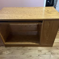 Handmade Red Oak Desk W/ Top