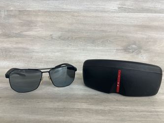 Prada DG0-5Z1 Designer Sunglasses – Black Frame, Gray Gradient Lenses (PO1021766)