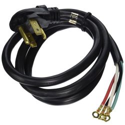 General Electric WX09X10020 4 Wire 30amp Dryer Cord, 6-Feet