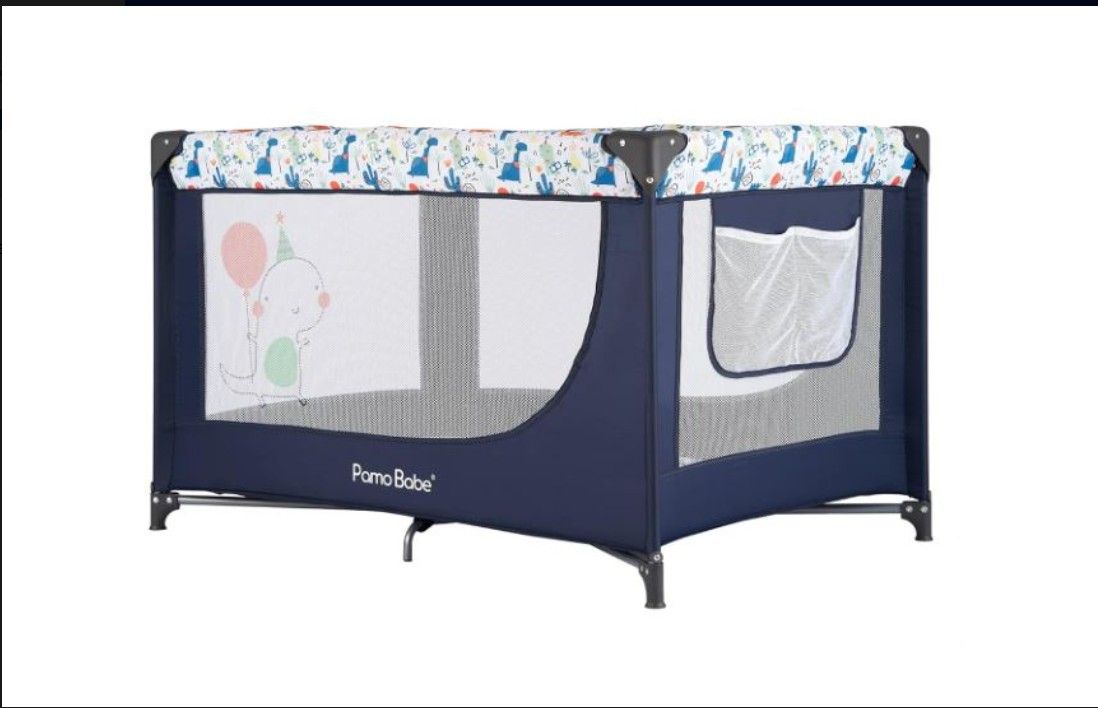 Baby / Infant -Play yard-Playpen-Carry Bag, Blue Travel Foldable Portable by Pamo Babe