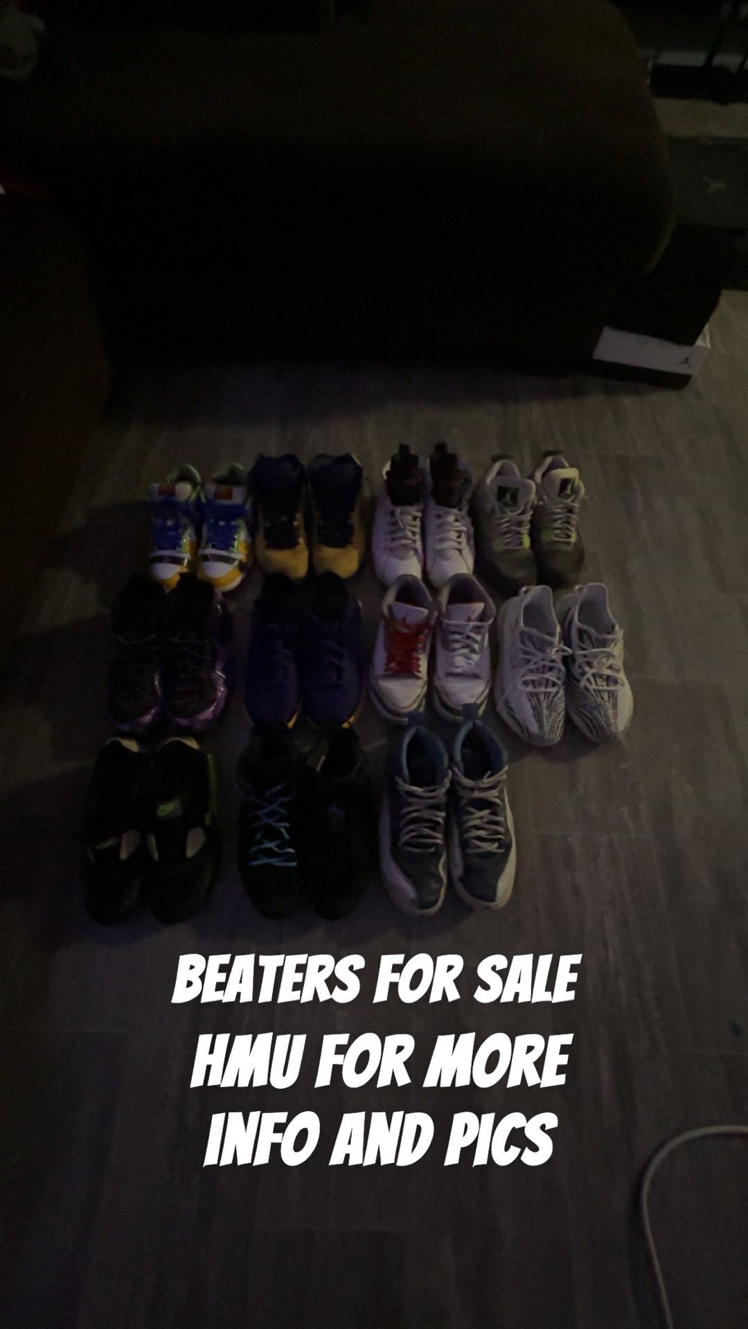 Beater Jordan’s,Nikes,and Yeezys For Low 