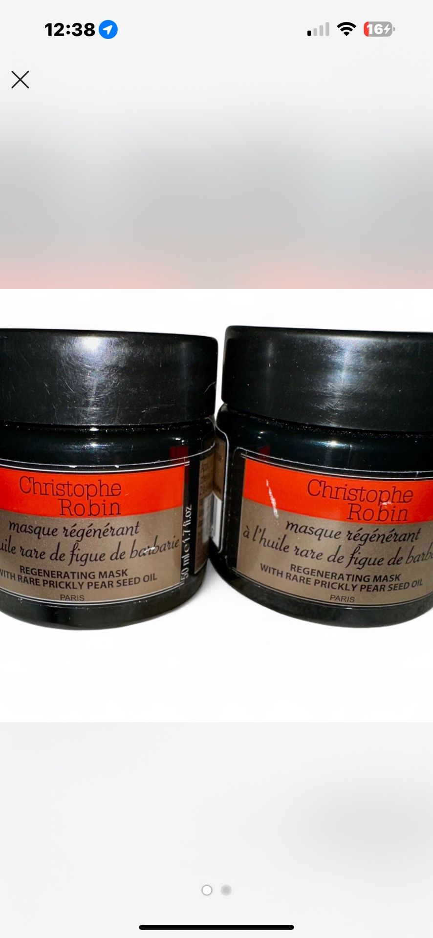 Christophe Robin Regenerating Mask - 2 x 50ml