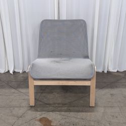 IKEA Nolmyra armchair in birch veneer and grey