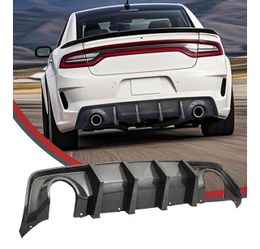 Rear Diffuser for 2020-2024 Charger Widebody SRT Hellcat Scat Pack, Carbon Fiber