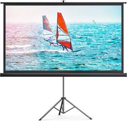 Projector Screen 100 Inch with Stand, Indoor Outdoor16:9