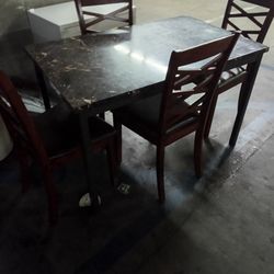 Dinning Table Set 4 Chairs