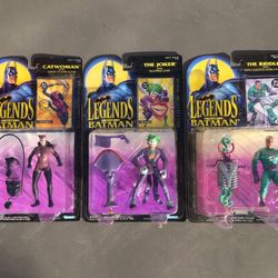 Batman action figures - “Legends of Batman” RARE!!! Almost 30 Years Old