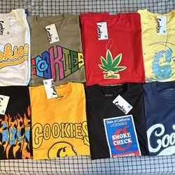 Cookies Shirts All Brand New