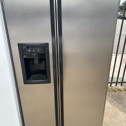 GE Stainless Steel Side By Side Refrigerator  