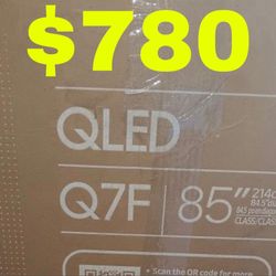Samsung 85 QLED LED LCD 4k TV 2025 model