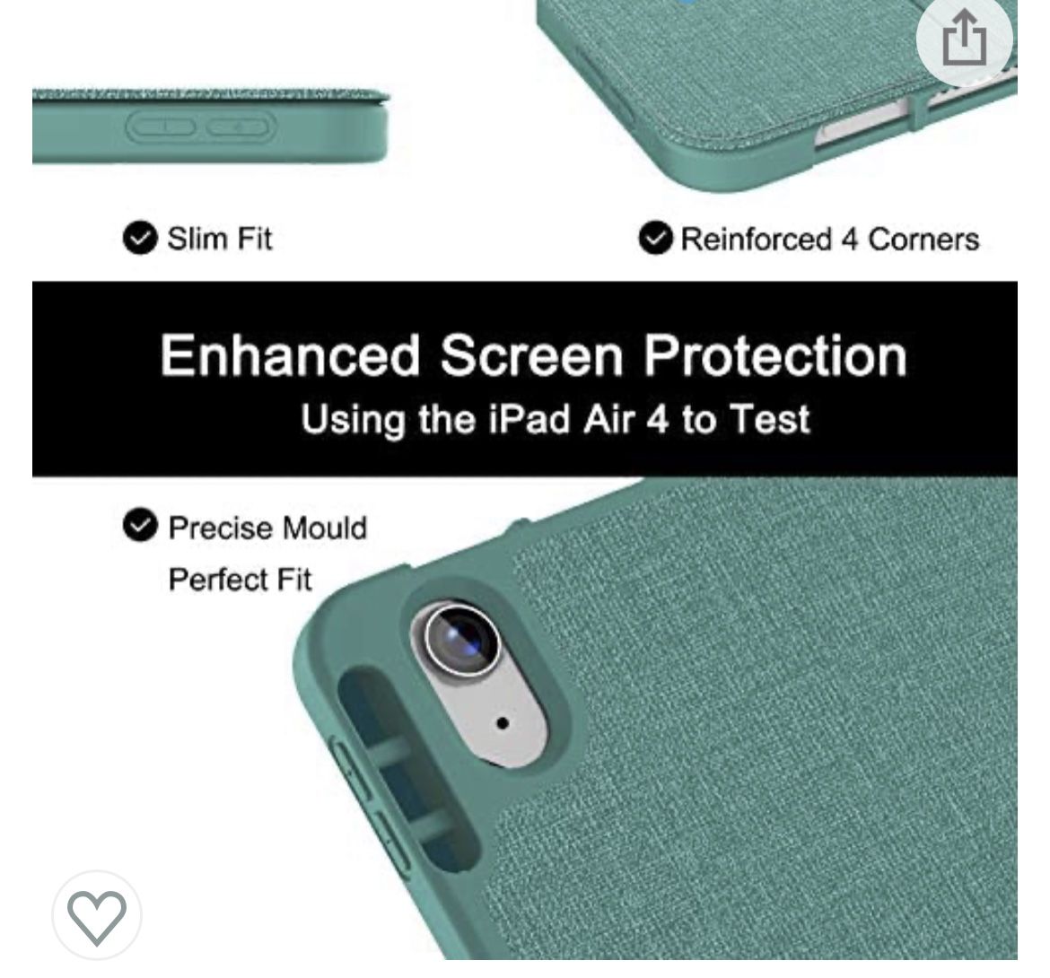 iPad Air 4 Case 10.9 Inch 2020 with Pencil Holder