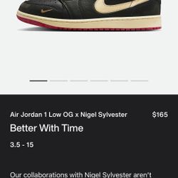 Jordan 1 Low Nigel Collab