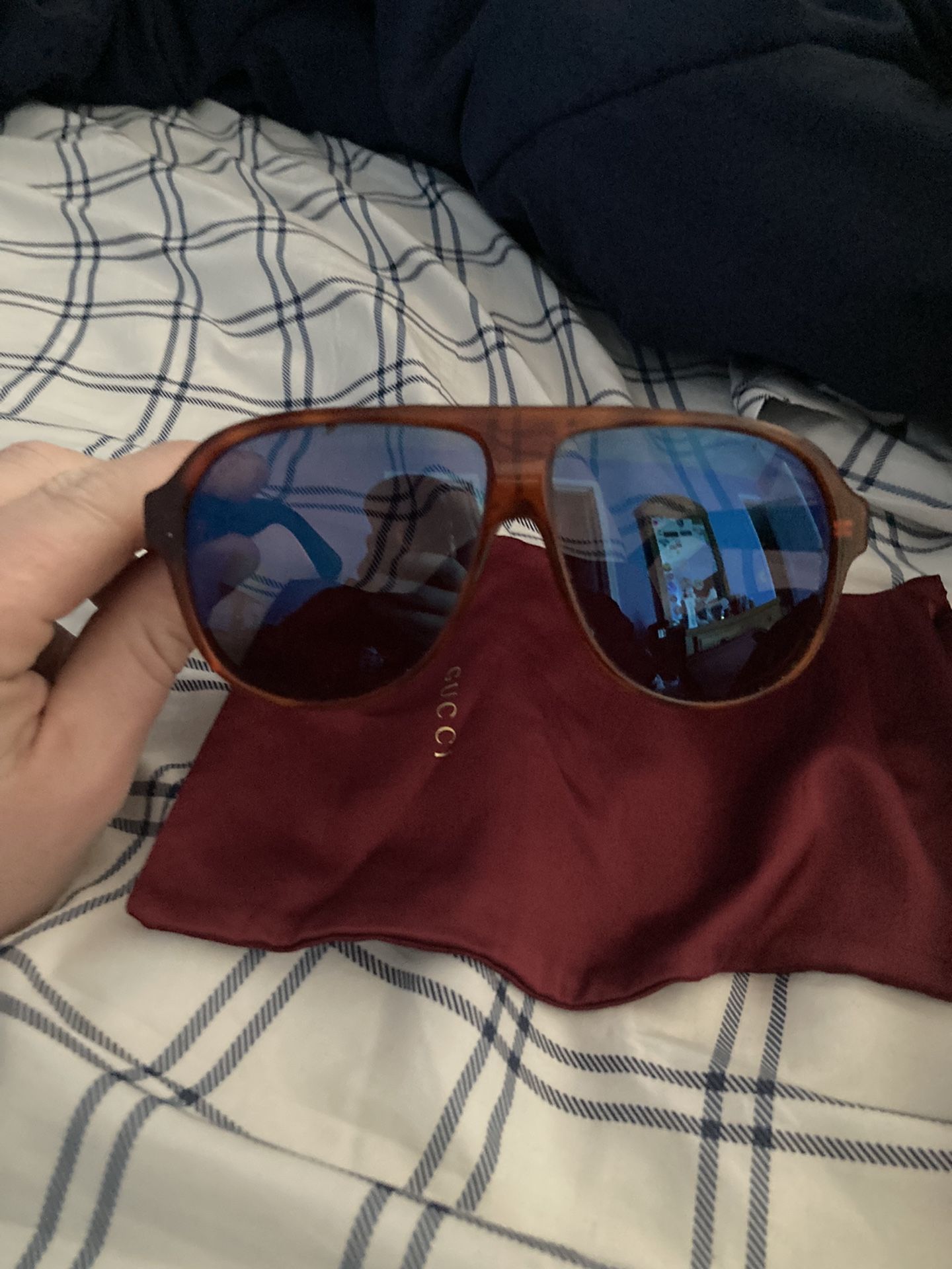 Brand New Gucci Real Sunglasses Paid Over 300$ . Great Glasses!
