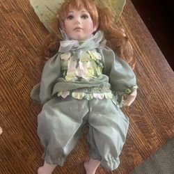 Numbered 2001 AEL porcelain Fairy Doll