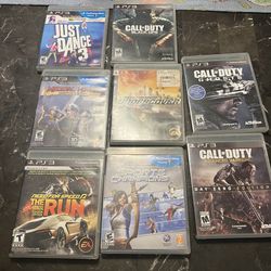Sony Playstation 3 PS3 Video Game Lot 8