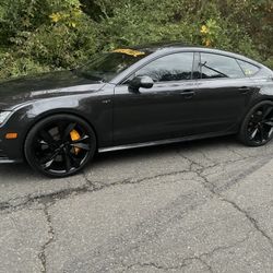 2022 audi rs6 rims  22 inch and continental tires 