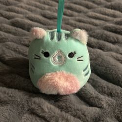 Blue Cat Squishmallow Ornament