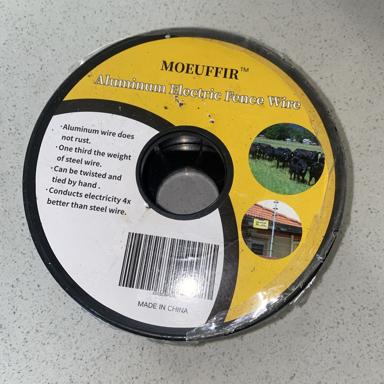 1640 ft(500m) 16 Gauge (1.6mm) Aluminum Wire for Electric Fencing (1640 ft 16...