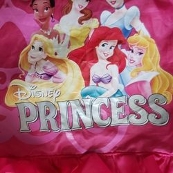 Disney Princess Draw String Bag New!