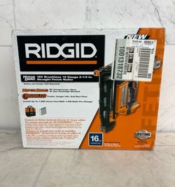 RIDGID 18V 2-1/2" Finish Nailer (PO1018751) - New Open Box